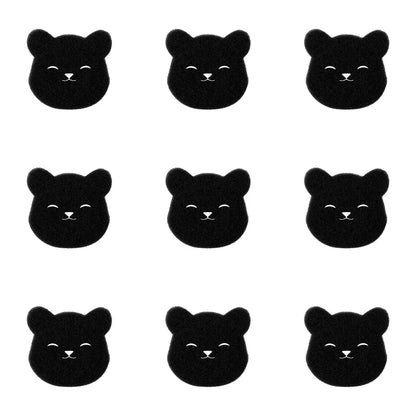 9PCS Pet Hair Remover Bear Shape Laundry Ball Washing Machine Lint Catcher Reusable Clothes Sofa Cat Dog Hair Cleaning Sponge