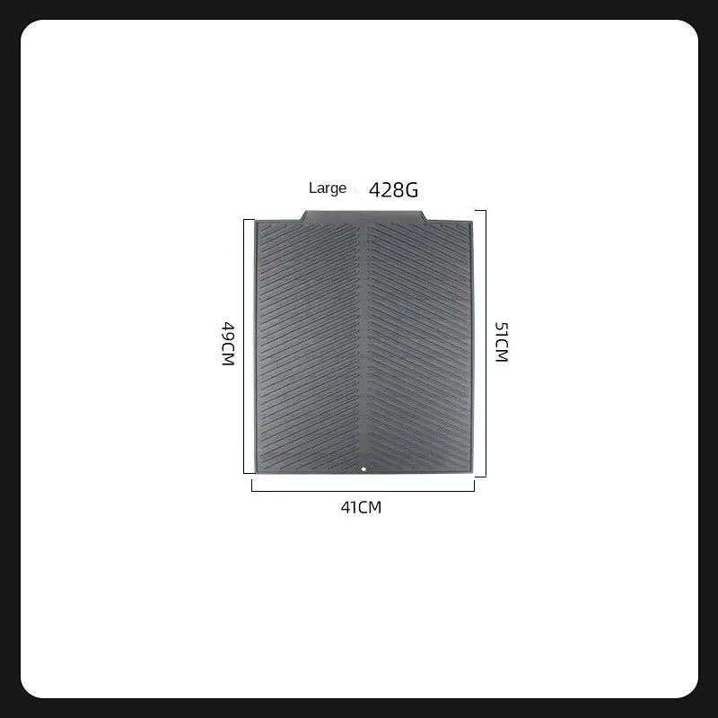Pet Feeding Mat, Waterproof Placemat for Dog & Cat Food & Water Bowls, Quick-Dry Rubber Backing
