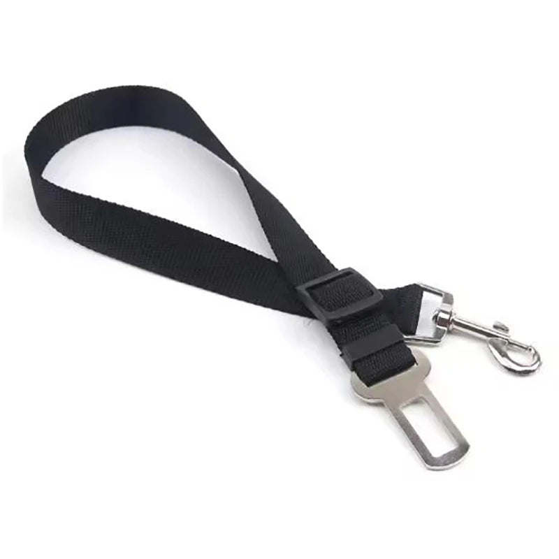 New Dog Car Seat Belt Safety Protector Travel Pets Accessories Dog Leash Collar Breakaway Solid Car Harness Pet Car Seat Belts