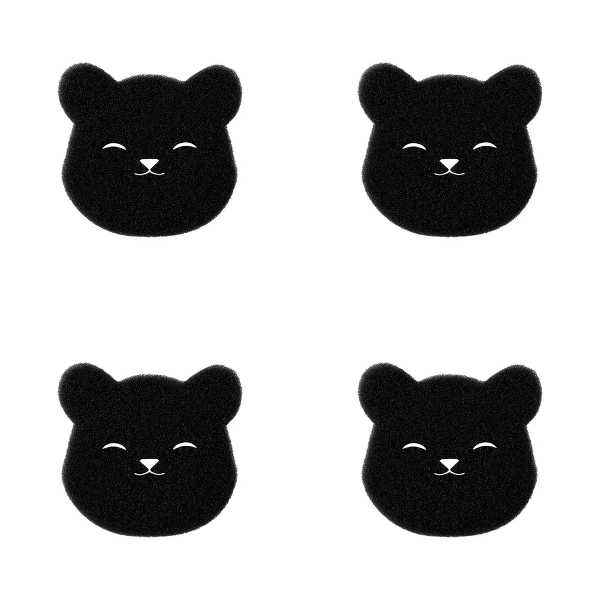 9PCS Pet Hair Remover Bear Shape Laundry Ball Washing Machine Lint Catcher Reusable Clothes Sofa Cat Dog Hair Cleaning Sponge