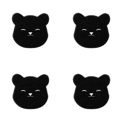 9PCS Pet Hair Remover Bear Shape Laundry Ball Washing Machine Lint Catcher Reusable Clothes Sofa Cat Dog Hair Cleaning Sponge