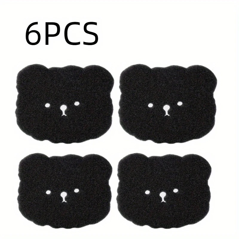 9PCS Pet Hair Remover Bear Shape Laundry Ball Washing Machine Lint Catcher Reusable Clothes Sofa Cat Dog Hair Cleaning Sponge