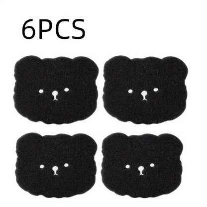 9PCS Pet Hair Remover Bear Shape Laundry Ball Washing Machine Lint Catcher Reusable Clothes Sofa Cat Dog Hair Cleaning Sponge